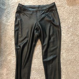 Black fake leather legging/pants